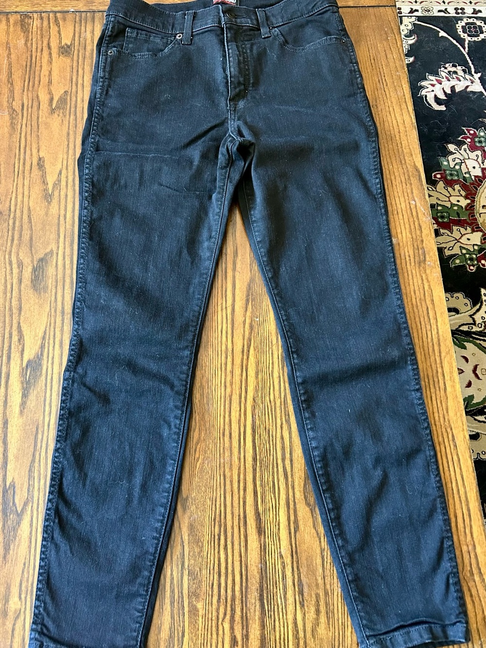 Kirkland Signature High-Rise Skinny Fit Black Jeans, Size 10